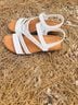 Bare Traps 100% Other Floral White Sandals Size 7 1/2 - photo 12