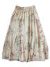 Joie 100% Polyester Floral White Multi Color Casual Skirt Size S - photo 4