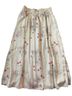 Joie 100% Polyester Floral White Multi Color Casual Skirt Size S - photo 5