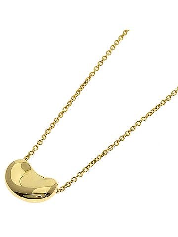 Tiffany & Co. Tiffany Bean Necklace, 18K Yellow Gold, Women's, TIFFANY&Co. (view 1)