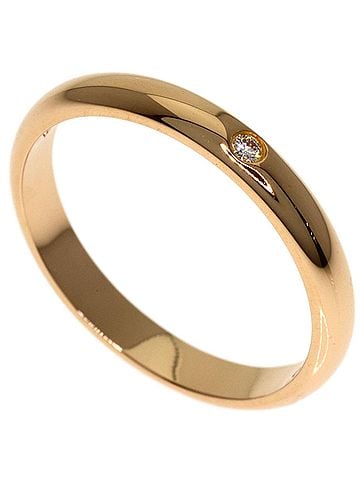 Cartier Cartier Wedding 1P Diamond Ring #49 18K Pink Gold Women's CARTIER (view 1)