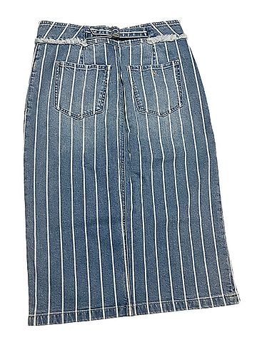 Wash Lab Denim Skirt (view 2)