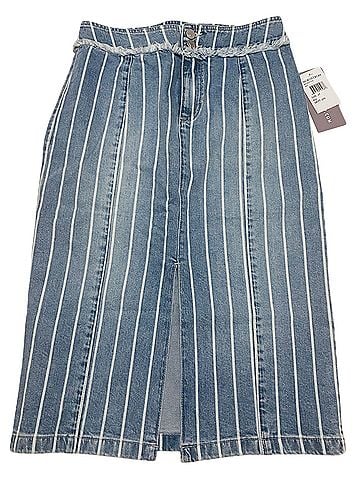 Wash Lab Denim Skirt (view 1)