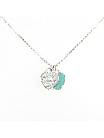 Tiffany & Co. Tiffany & Co. Return to Mini Double Heart Tag Necklace (view 1)