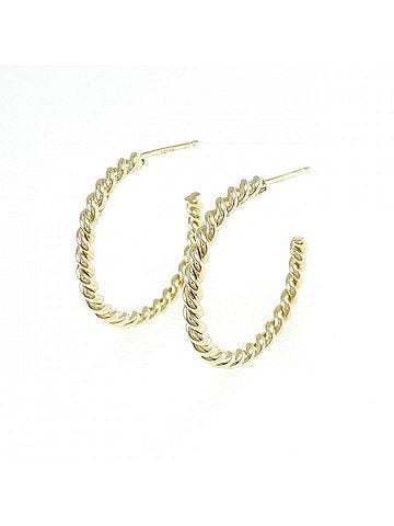 Tiffany & Co. Tiffany Twist Hoop Medium Earrings (view 2)