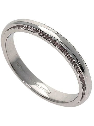 Tiffany & Co. Tiffany & Co. Milgrain Ring, Platinum PT950, Women's Ring. (view 1)