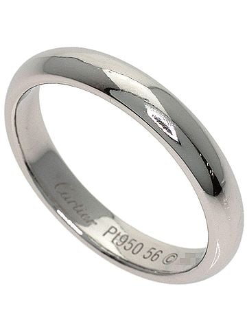 Cartier Cartier Wedding Ring #56, Platinum PT950, Women's, CARTIER (view 1)
