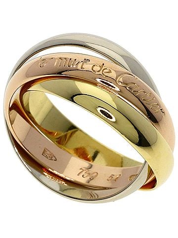 Cartier Cartier Trinity #51 Ring - 18K Yellow Gold/18K Pink White Gold Women's CARTIER (view 1)