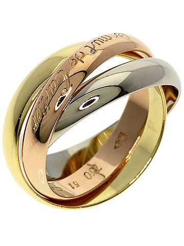 Cartier Cartier Trinity #51 Ring - 18K Yellow Gold/18K Pink White Gold Women's CARTIER (view 2)