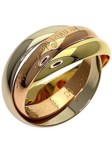 Cartier Cartier Trinity #50 Ring - 18K Yellow Gold/18K White Pink Gold Women's CARTIER (view 2)
