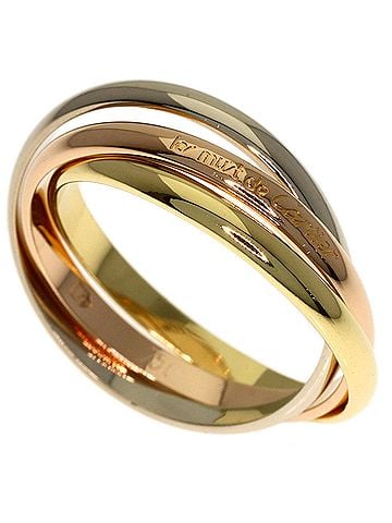 Cartier Cartier Trinity Ring - 18K Yellow Gold/18K White Pink Gold Women's CARTIER (view 1)
