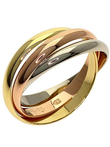 Cartier Cartier Trinity SM #50 Ring - 18K Yellow Gold/18K White Pink Gold Women's CARTIER (view 2)