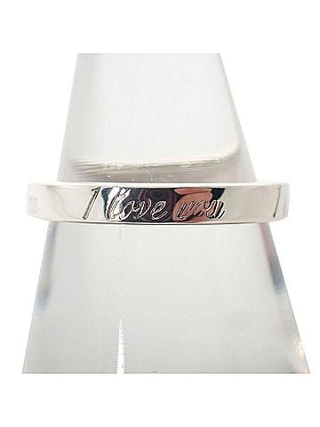 Tiffany & Co. TIFFANY & Co. 925 Notes "I Love You" Narrow Ring (view 2)