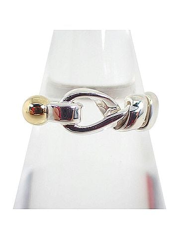 Tiffany & Co. TIFFANY & Co. 925 750 Love Knot Combination Ring (view 2)