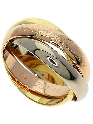 Cartier Cartier Trinity #49 Ring - 18K Yellow Gold/18K Pink White Gold Women's CARTIER (view 1)