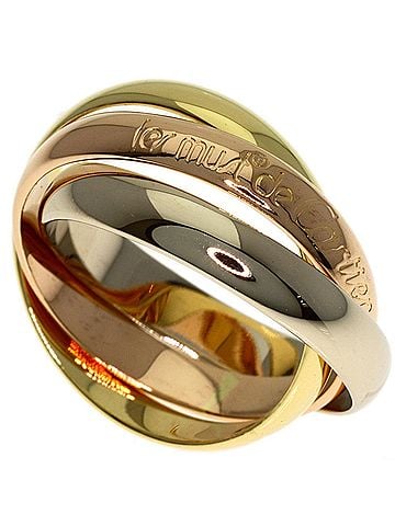 Cartier Cartier Trinity Ring - 18K Yellow Gold/18K White Pink Gold Women's CARTIER (view 1)