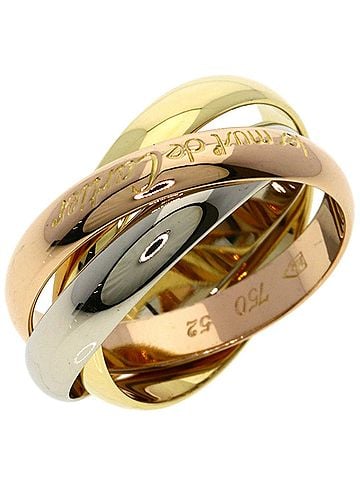 Cartier Cartier Trinity #52 Ring - 18K Yellow Gold/18K Pink White Gold Women's CARTIER (view 2)