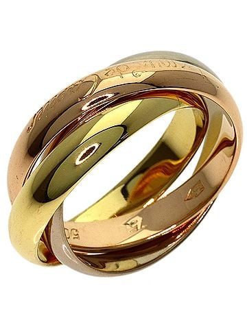 Cartier Cartier Trinity #50 Ring - 18K Yellow Gold/18K White Pink Gold Women's CARTIER (view 2)