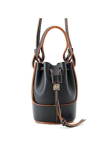 Loewe Loewe Balloon Nano Bag Leather Shoulder A710R85X01 LOEWE Black Handbag (view 1)