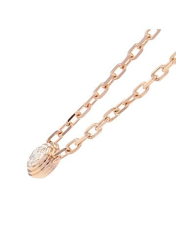 Cartier Cartier Damour Necklace SM Small Model Diamond 1P Total 0.09ct 18KPG Pink Gold B7215700 Pendant (view 2)