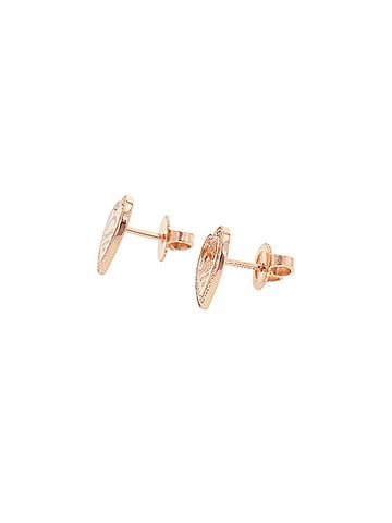 Tiffany & Co. Tiffany & Co. Return to Heart Tag Stud Earrings with Diamonds in 18K Pink Gold. (view 2)