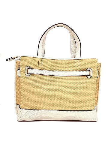 Michael Kors Michael Kors Emilia 2-Way Handbag, Leather/Straw-like, Women's (view 2)