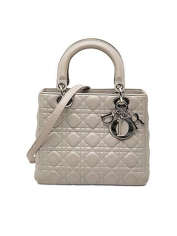 Dior Medium Lambskin Cannage Lady Dior (view 1)