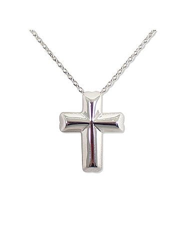 Tiffany & Co. TIFFANY & Co. 925 Tenderness Heart Cross Pendant Necklace (view 2)
