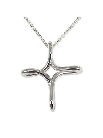 Tiffany & Co. TIFFANY & Co. 925 Infinity Cross Pendant Necklace (view 2)