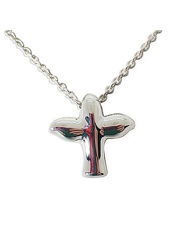 Tiffany & Co. TIFFANY & Co. 925 PERETTI Bird Cross Pendant Necklace (view 1)