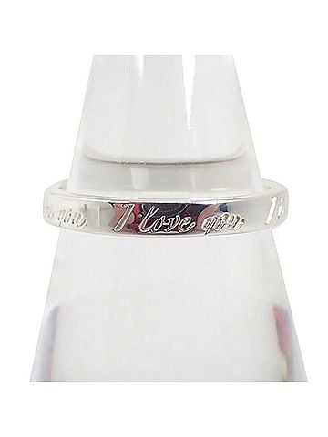 Tiffany & Co. TIFFANY & Co. 925 Notes "I Love You" Narrow Ring (view 2)