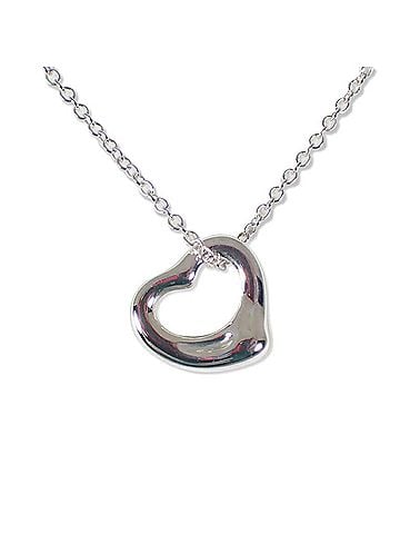 Tiffany & Co. TIFFANY & Co. 925 Heart Pendant Necklace (view 2)