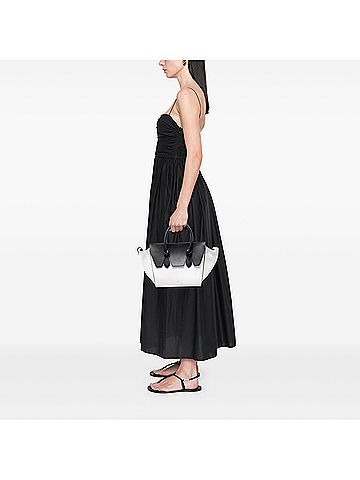 Céline Medium Bicolor Calfskin Tie Knot Tote (view 2)