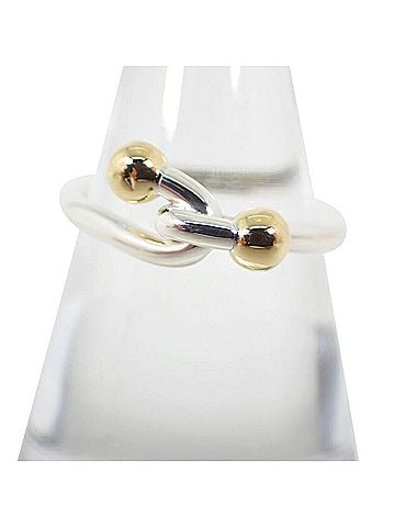 Tiffany & Co. TIFFANY & Co. 925 750 Double Eye Ring (view 2)