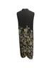 Tahari 100% Polyester Floral Black Green Blue Orange Casual Dress Size 10 - photo 2