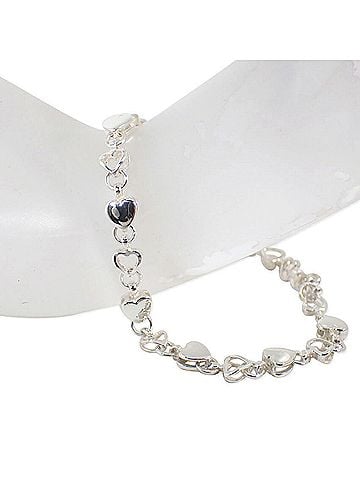 Tiffany & Co. TIFFANY & Co. 925 Puff Heart Bracelet (view 2)