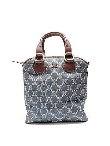 Céline Celine Paris Macadam handbag, blue (view 2)