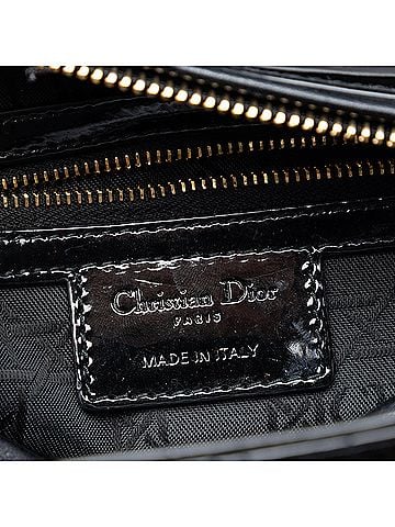 Dior Medium Patent Cannage Lady Dior (view 2)