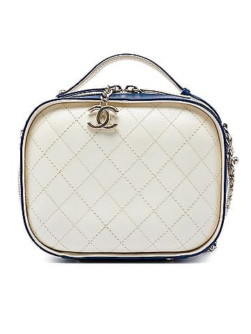 Chanel Small CC Crumpled Calfskin Vanity Case (view 1)