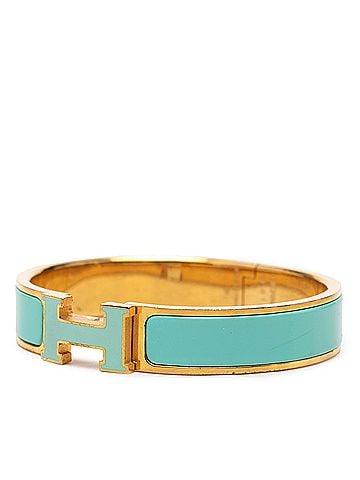 Hermès Narrow Enamel Clic H Bracelet PM (view 2)