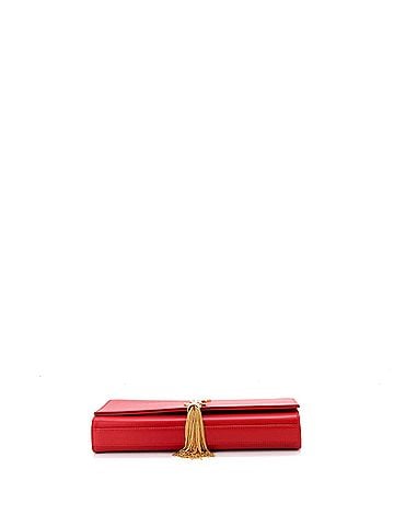 Saint Laurent Classic Monogram Tassel Clutch Leather Long (view 2)
