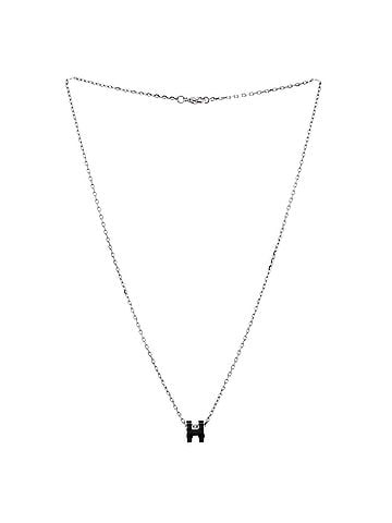 Hermès Pop H Pendant Chain Necklace Metal and Enamel Mini (view 2)
