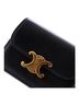 Céline 100% Leather Black Triomphe Card Case Leather One size - photo 6