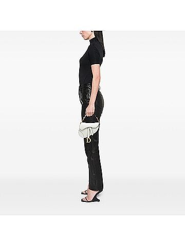 Dior Mini Grained Calfskin Saddle Bag (view 2)