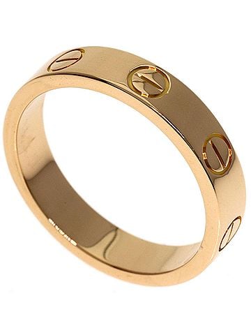 Cartier Cartier Mini Love Ring #48, 18K Pink Gold, Women's Ring, CARTIER (view 1)