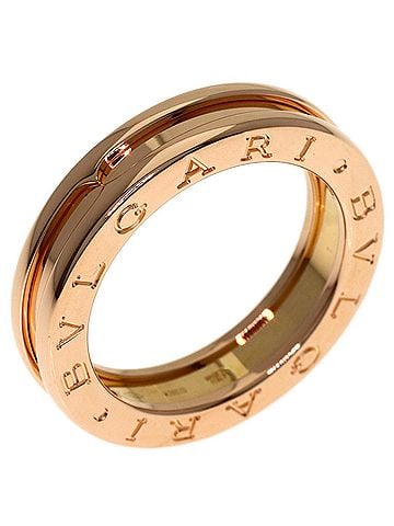 Bvlgari BVLGARI B-zero1 1-band #53 Ring, 18K Pink Gold, Women's. (view 2)