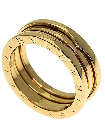 Bvlgari BVLGARI B-zero1 2-band ring #56, 18K yellow gold, women's. (view 1)