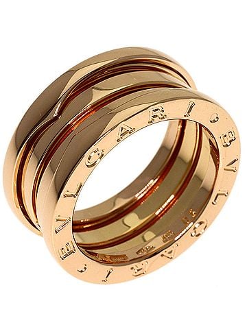 Bvlgari BVLGARI B-zero1 2-band ring #50, 18K pink gold, women's. (view 2)