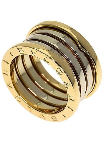Bvlgari Bulgari B-zero1 3-band Ginza Limited Edition #51 Ring - 18K Yellow Gold/18KWG Women's BVLGARI (view 1)
