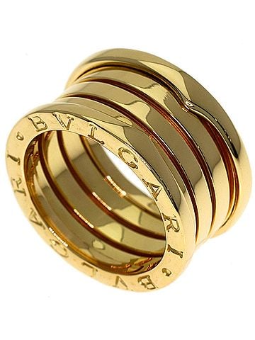 Bvlgari BVLGARI B-zero1 3-band ring #48, 18K yellow gold, women's. (view 1)